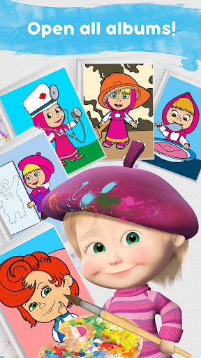 Masha and the Bear: Coloring 1.7.7 screenshots 4