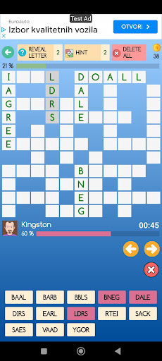 CC: Fill in crossword puzzles Screen 2