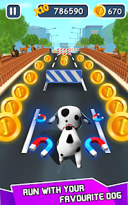 Captura de Pantalla 6 Doggy Dog Run - Running Games android