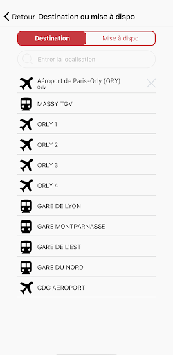 Android application VOTRE VTC screenshort
