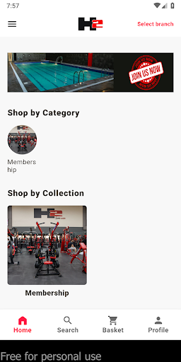 Android application H2O protein screenshort