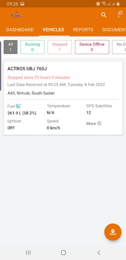 Dominio Telematics Screenshot
