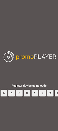 Android application promoPlayer screenshort
