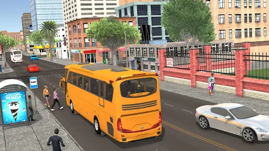 trò chơi sim lái xe buýt leo