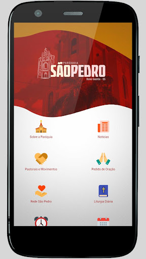 Android application Paróquia São Pedro screenshort