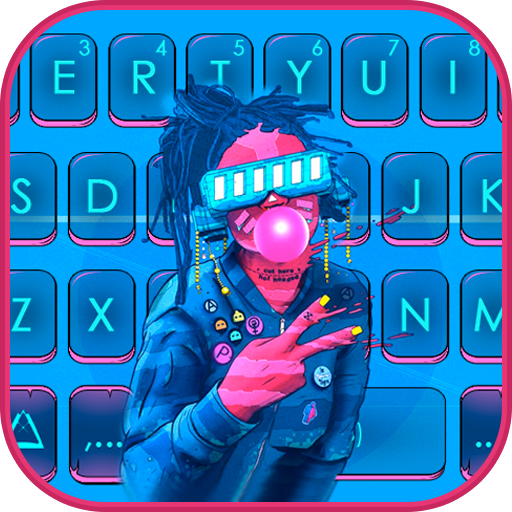 Cyberpunk Bubble Gum Keyboard logo