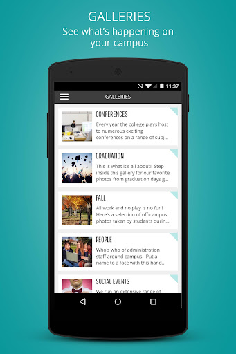 Android application John Amico Edu screenshort