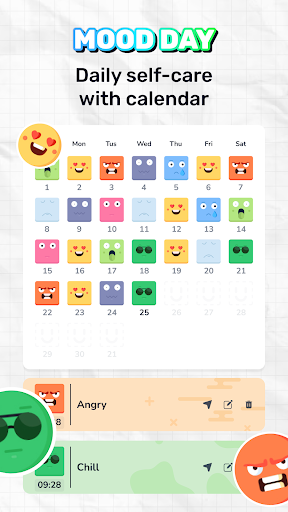 Mood Tracker: Daily self care Screen 3