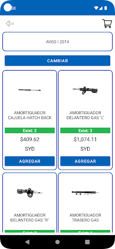 AutoSuspensiones Screen 2
