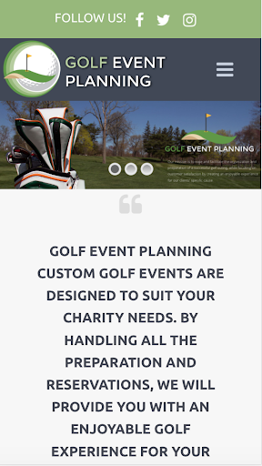 Golf Event Planning