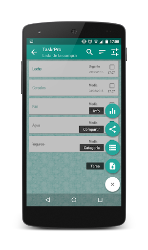 Android application Taskr - Task List screenshort