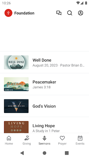 Foundation Bible Church Screen 2