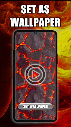 Android application Lava Live Wallpaper screenshort