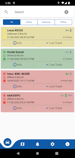 Android application Ebest Track screenshort