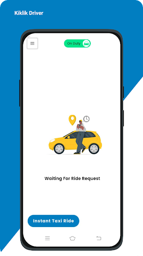 Android application Kiklik Driver screenshort