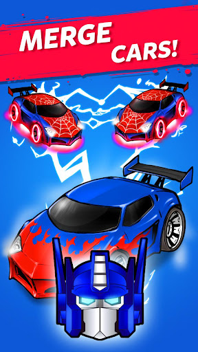 Télécharger Gratuit Merge Battle Car: Best Idle Clicker Tycoon game APK MOD (Astuce) screenshots 2