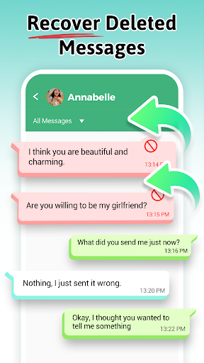 Recover deleted Messages Screenshot 1 - AppWisp.com