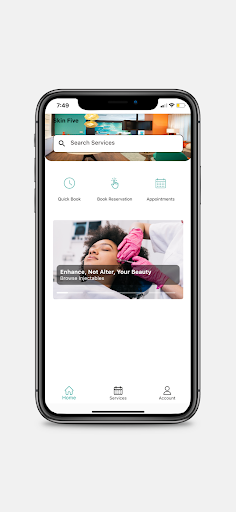 Android application SKIN FIVE screenshort