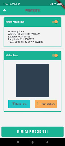 Dani: Digital Attendance Screen 3