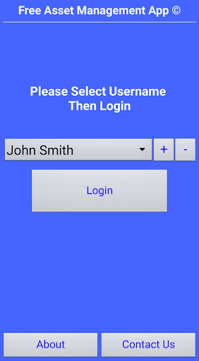 Android application Asset Management App screenshort