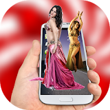Belly Dance on screen prank icon