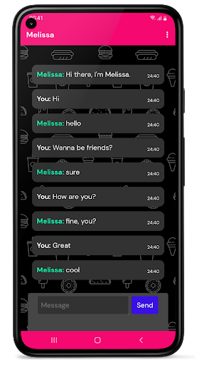 Android application Melissa - Friend.AI screenshort