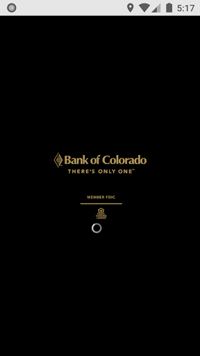 Android application Bank of Colorado Business screenshort