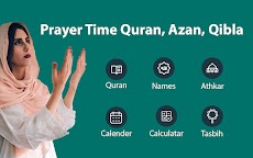 Prayer Time Quran, Azan, Qiblaのおすすめ画像1