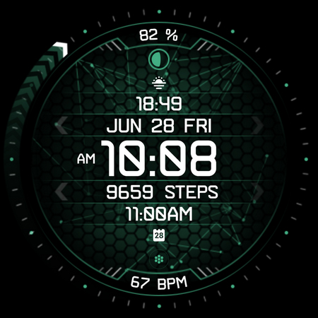 The EXTRACT digital watch face screenshot 12