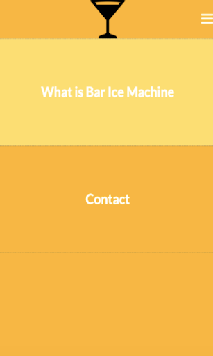 The Bar Ice Machine Info