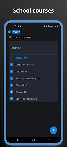 Android application Quizsy: Flashcard & Study Note screenshort