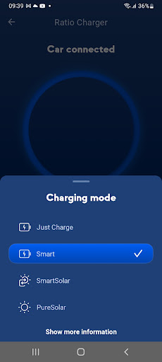 Ratio EV Charging Screen 3