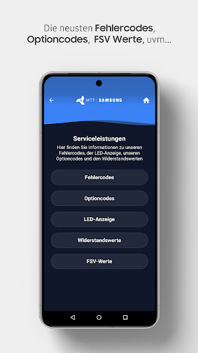 MTF Service Screen 2