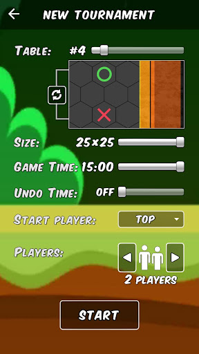 Five in a Row Hexagon Screen 2