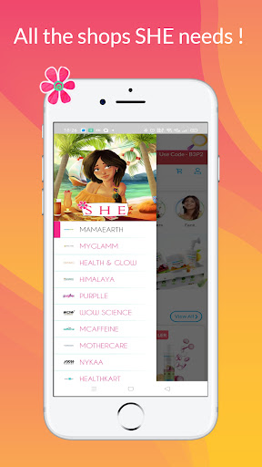 Android application SHE - All in One App for Women screenshort