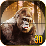 Wild Gorilla Animal Hunting 3D icon