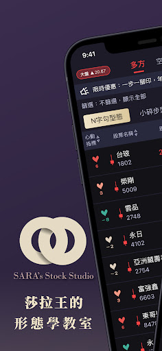 Android application 莎拉型態學 screenshort