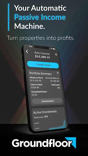 Android application Groundfloor Investing screenshort