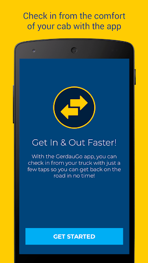 Android application Gerdau Truck Driver Check-In screenshort