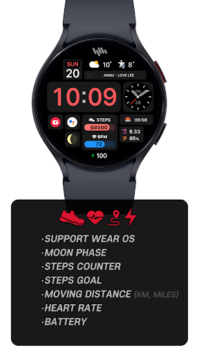 SamWatch InfoBlock 8 Screen 2