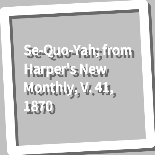 Book, Se-Quo-Yah; from Harper logo