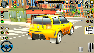 Real Car Driving Taxi Games 3D - Screenshot 1