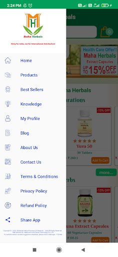 Maha Herbals Screen 3