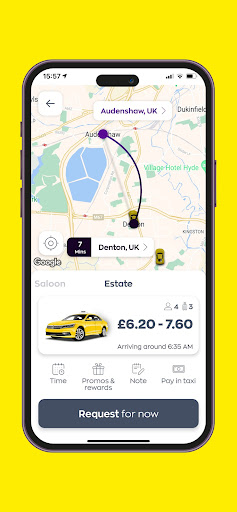 Call A Car Taxis Screen 3