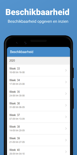 PersoneelsManager Screen 2
