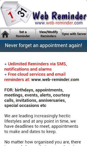 Phone Reminder Screen 2