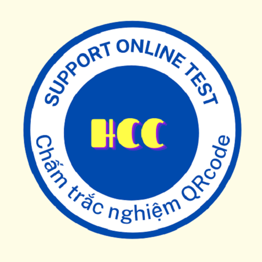 Chấm trắc nghiệm bằng mã QR logo