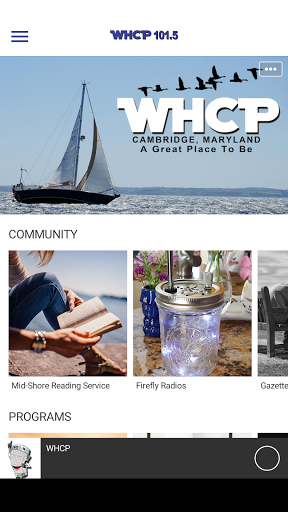 Android application WHCP 101.5 FM Radio screenshort