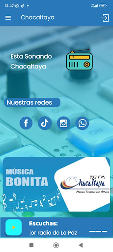 Radio Chacaltaya Screen 2