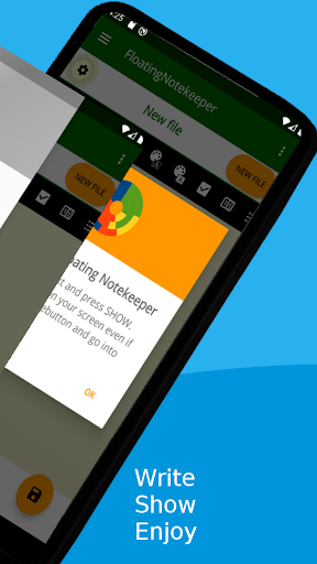 Floating Notekeeper Screen 2